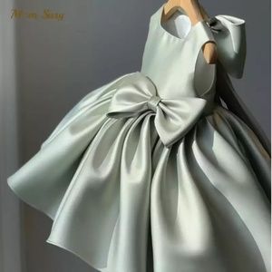 girl satin dress